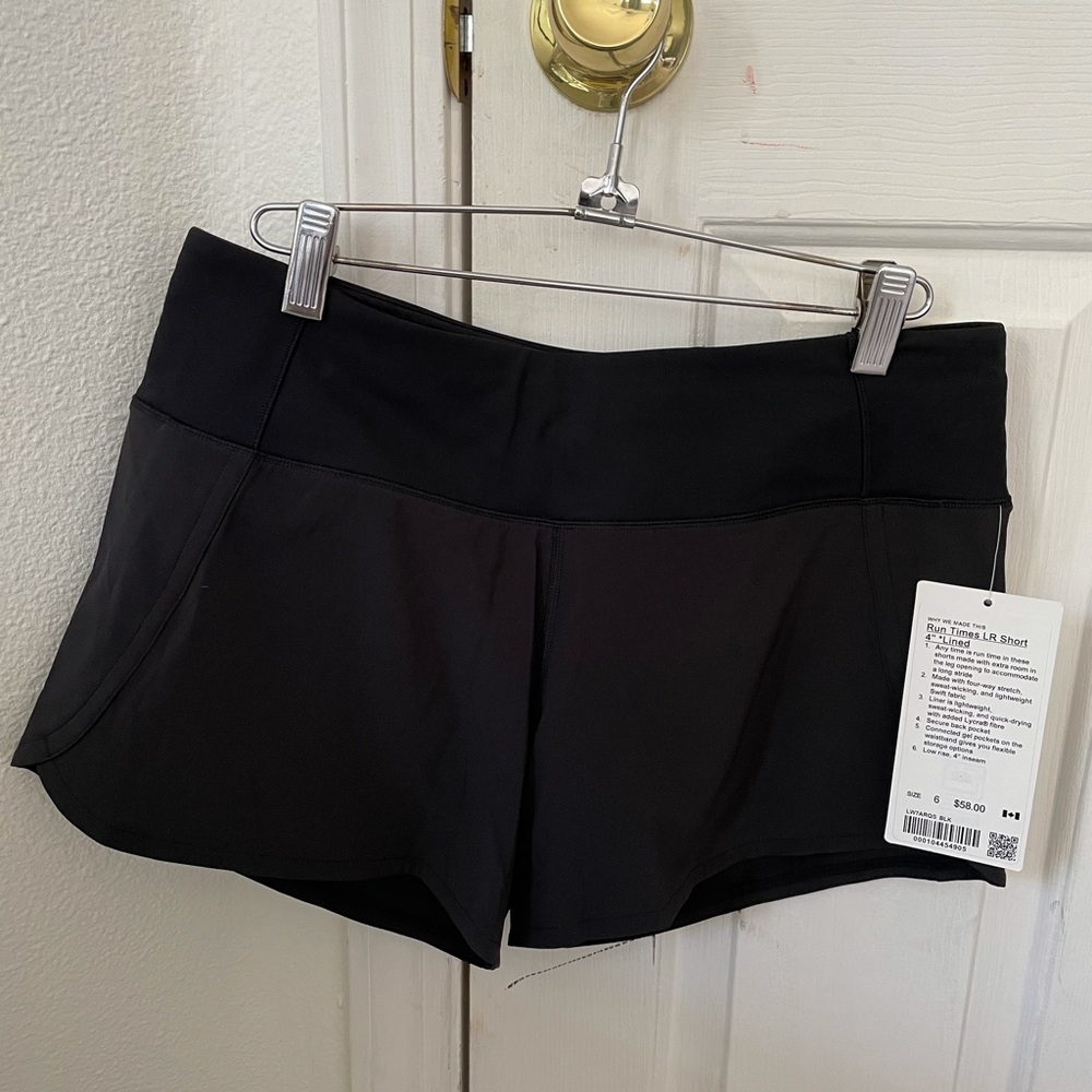 Lululemon 4” shorts New with tag